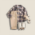 Boys checkered Shirt & trousers 2-3 yrs
