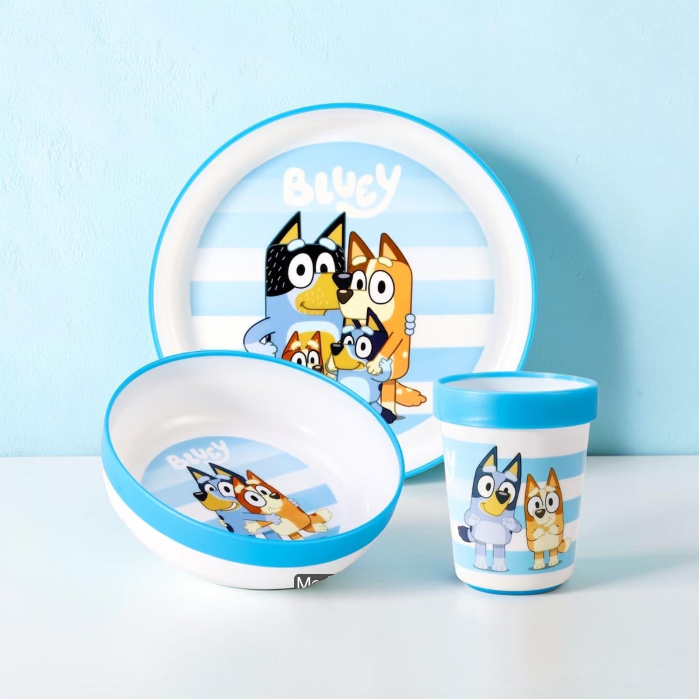 Bluey 3 piece dinner set